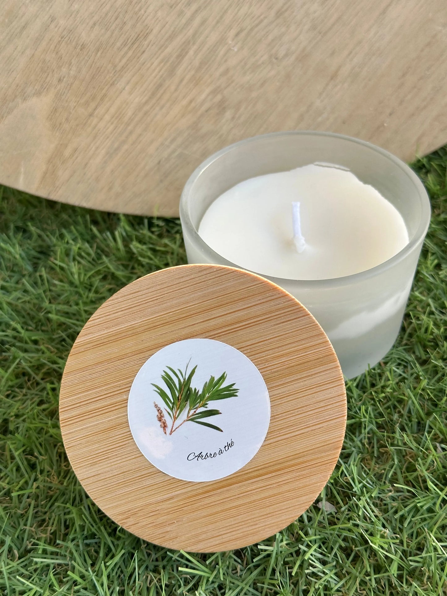 Arbre à Thé – Parfum purifiant et apaisant, parfait pour une atmosphère saine et sereine Bougie sérénité