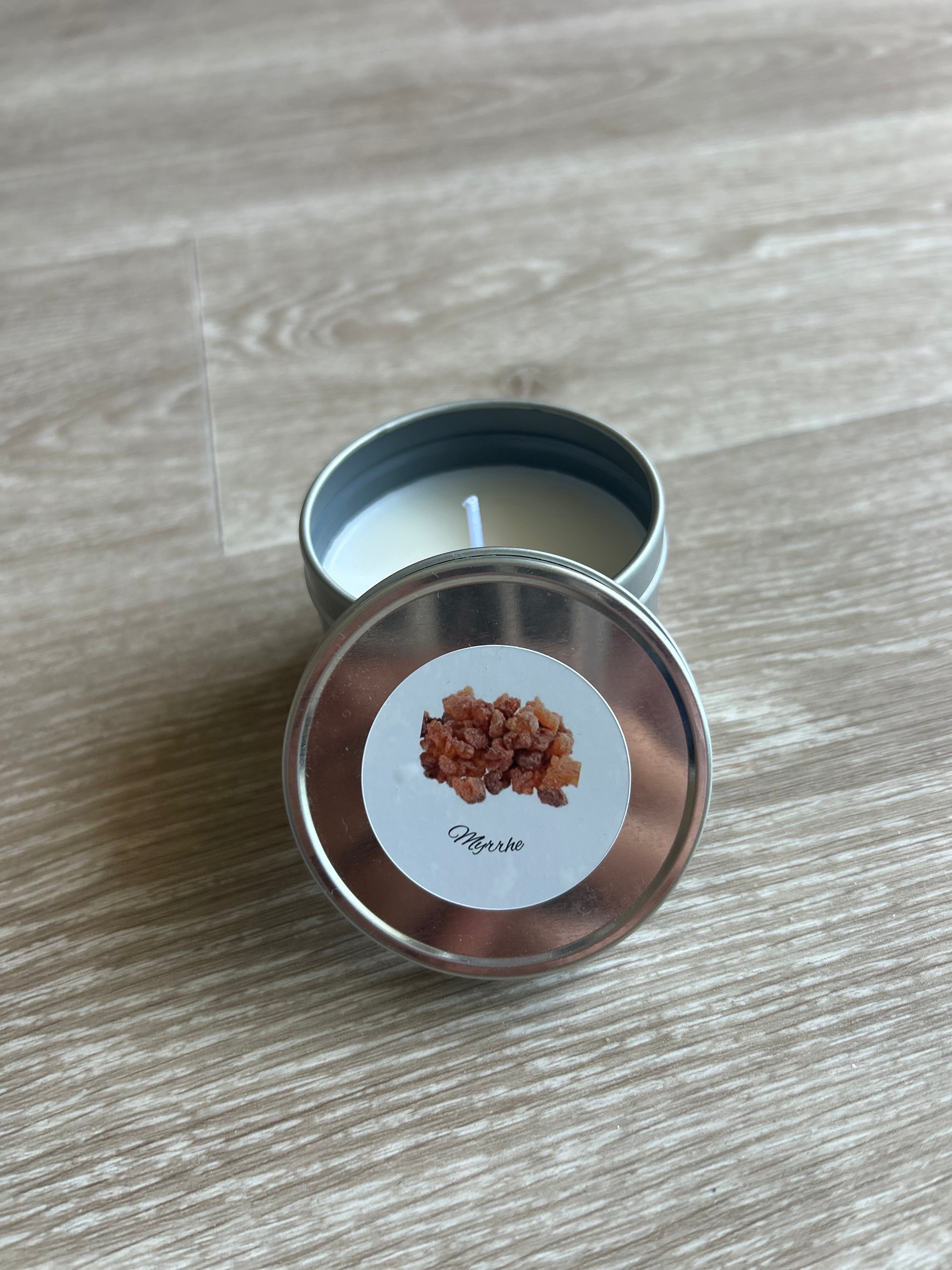 Bougie parfumée à la myrrhe